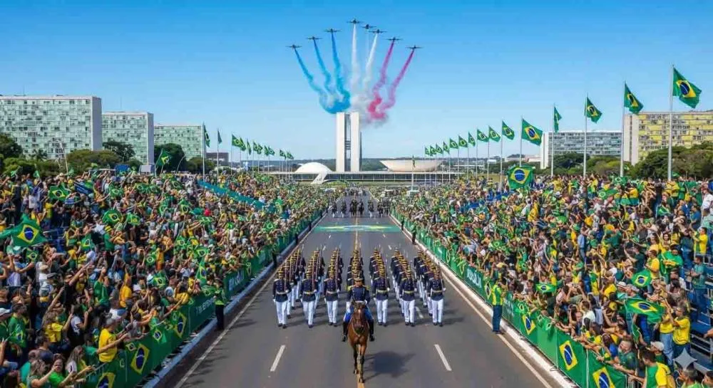 São Paulo celebra 7 de Setembro com desfile no Anhembi, reabertura de parques e atos na Paulista, programações cívicas, culturais e forte policiamento nas ruas